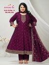 Plus Fatima By Aanchi Vichitra Silk Online Kurti With Bottom Dupatta Wholesale